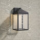 Aaron LED 15.25 inch Powder Coated Black Outdoor Wall Sconce
